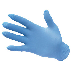 Nitrile Gloves Powder Coated